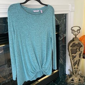 AnyBody Knotted Long Sleeved Top